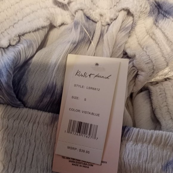 Kiwi and punch strapless romper with pockets - Picture 5 of 7